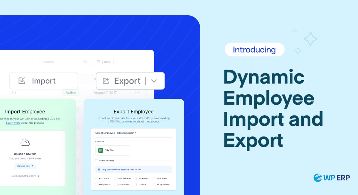 Introducing Dynamic Employee Import and Export Updated